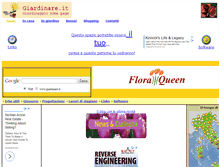 Tablet Screenshot of giardinare.it